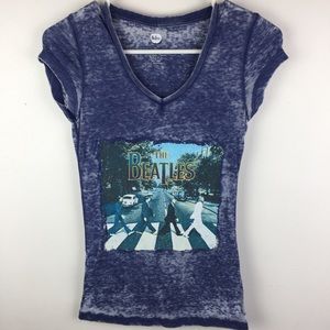 BEATLES Burnout T-Shirt